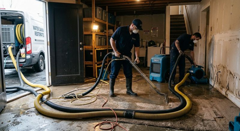 Burst Pipe Cleanup in Santa Rosa, CA