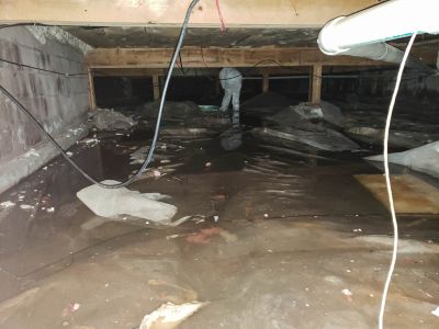 Crawlspace Water Cleanup in Wilmington, NC