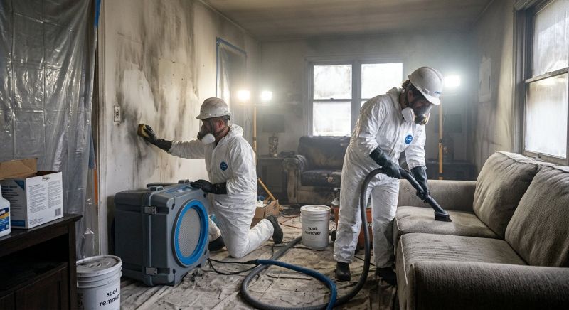 Soot Damage Restoration in Gilbert, AZ