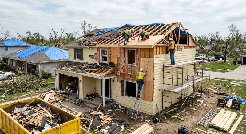 Tornado Damage Repair in Kansas City, KS